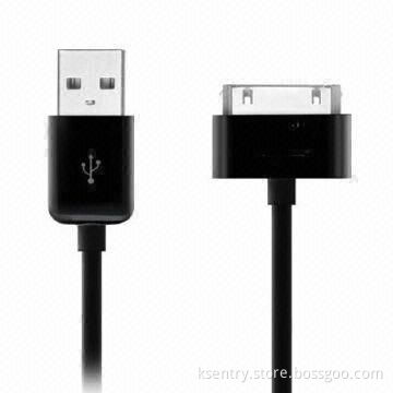 2m colorful USB cable for iPhone, 30-pin cable, CE/RoHS/FCC, OEM manufacturer